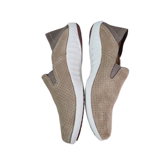 Spenco Womens Tan Suede Leather Sterling Convertible Slip On Shoes Size 7.5 - Picture 4 of 12